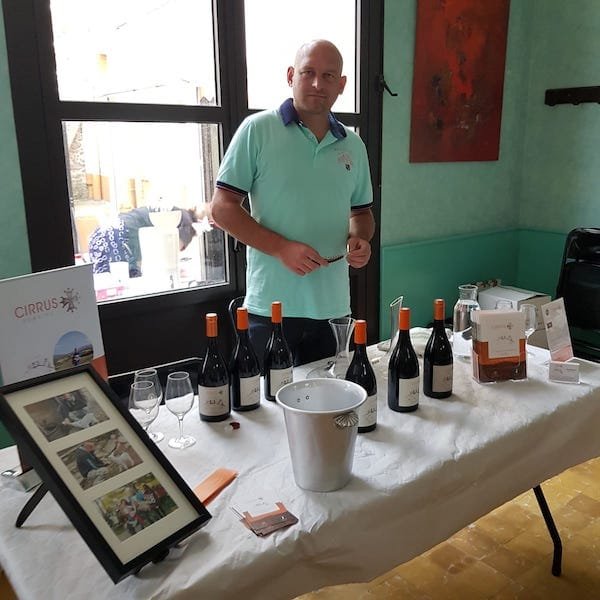 stand du Domaine Cirrus à la Fête des Vieux Cépages été 2019 - Trilla