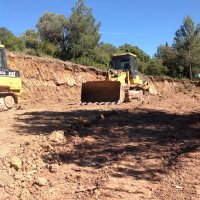 lancement du chantier, juin 2017 - domaine Cirrus à Durban-Corbières