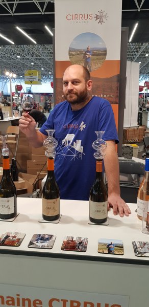 stand marché aux vins de Champillon 2023 et Philippe Rapacz