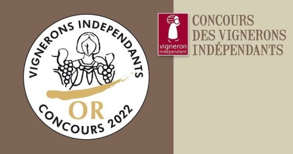 Médaille d'or 2022 des Vignerons Indépendants