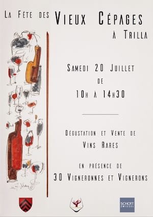 Affiche de la Fête des Vieux Cépages 2019 - Trilla