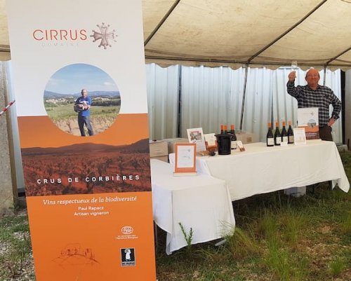 stand du Domaine Cirrus à la Foire de Mailly Champagne