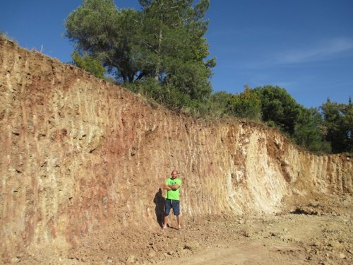 chantier de la cave de Durban, excavation terminée.